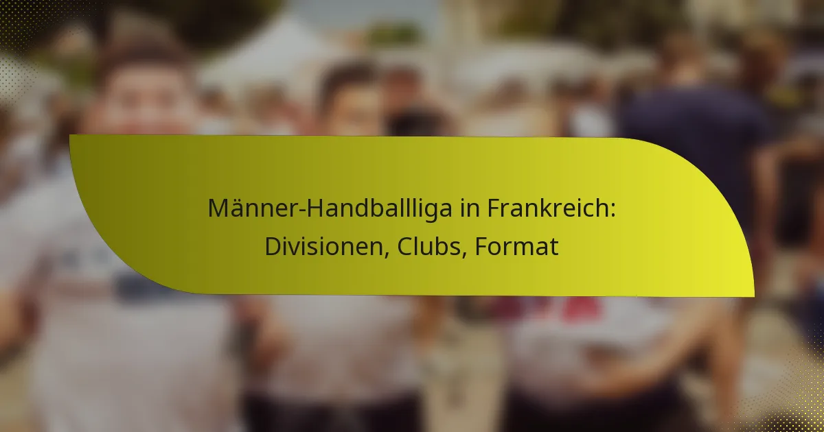 Männer-Handballliga in Frankreich: Divisionen, Clubs, Format